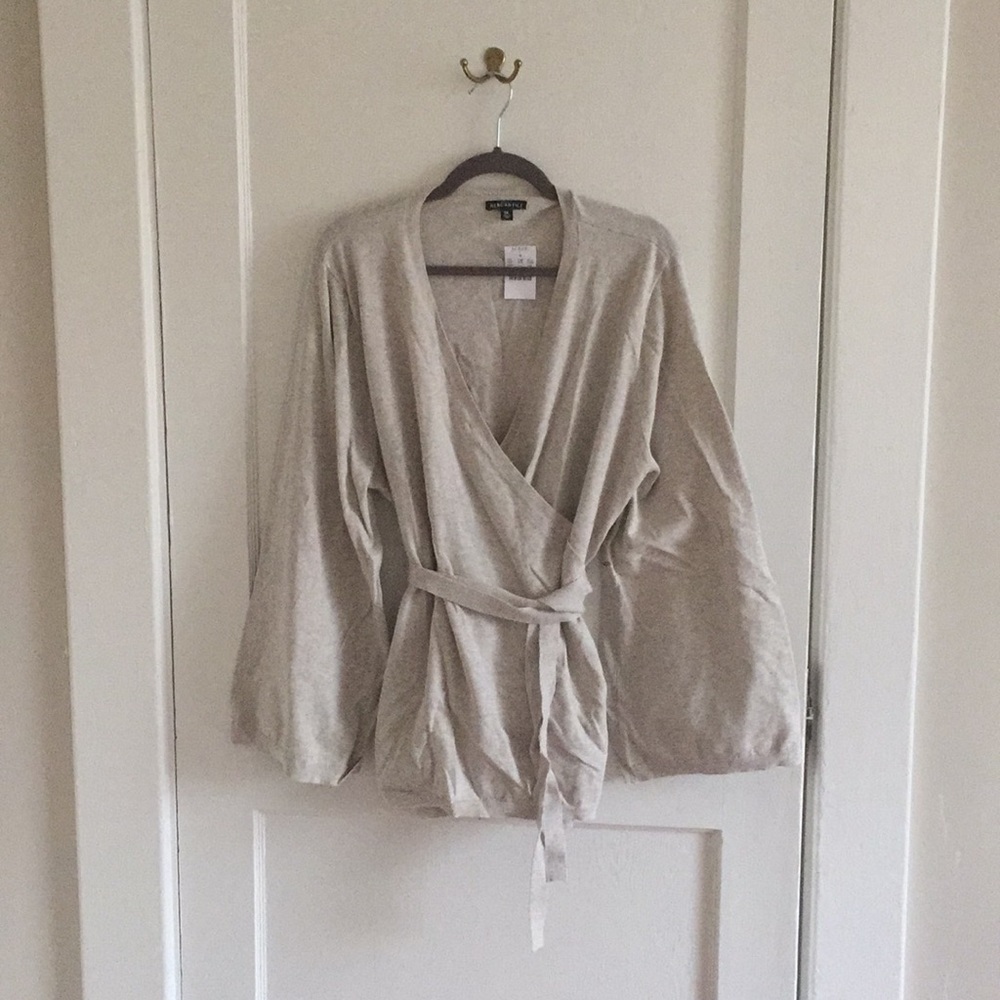 NWT J Crew Wrap Sweater - 2XL